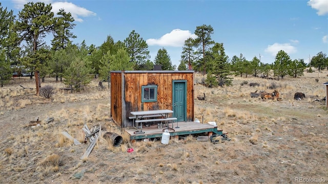view of outbuilding with an outdoor structure