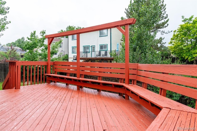 2777 S Sedalia St, Aurora, CO 80013 - view of wooden terrace