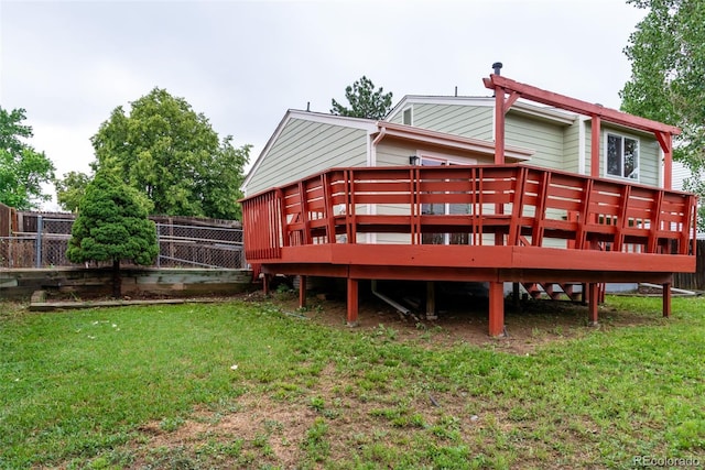 2777 S Sedalia St, Aurora, CO 80013 - back of property featuring a wooden deck