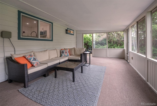 4425 E Harvard Ave, Denver, CO 80222 - sunroom featuring an outdoor hangout area
