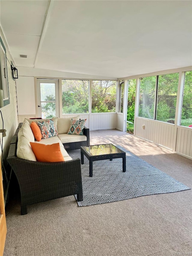 4425 E Harvard Ave, Denver, CO 80222 - sunroom / solarium featuring outdoor lounge area