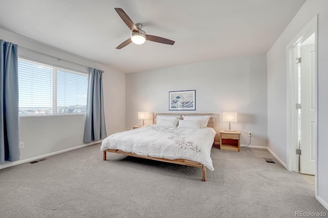 7686 Grady Cir, Castle Rock, CO 80108 - bedroom with carpet flooring, baseboards, and ceiling fan