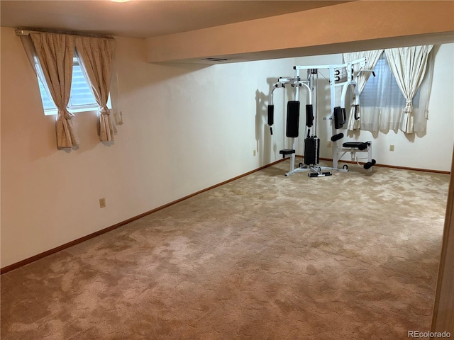 14963 E Adriatic Pl, Aurora, CO 80014 - workout room with carpet