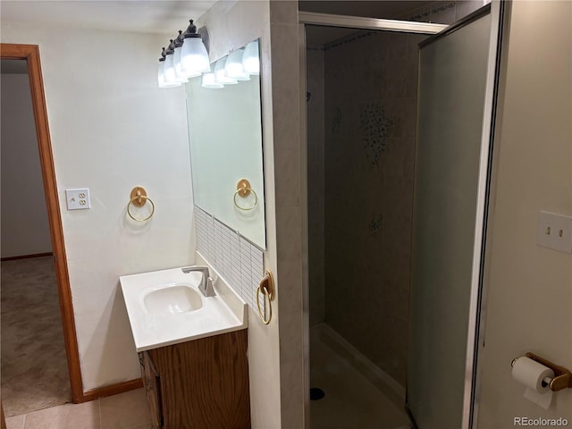 14963 E Adriatic Pl, Aurora, CO 80014 - full bath with vanity and a shower stall