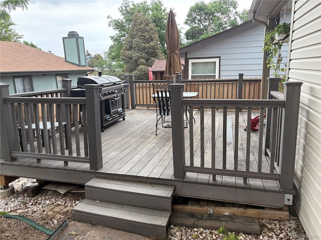 14963 E Adriatic Pl, Aurora, CO 80014 - deck with area for grilling