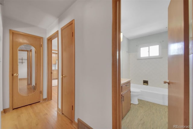 8841 Hunter Way, Westminster, CO 80031 - hall featuring light wood-type flooring