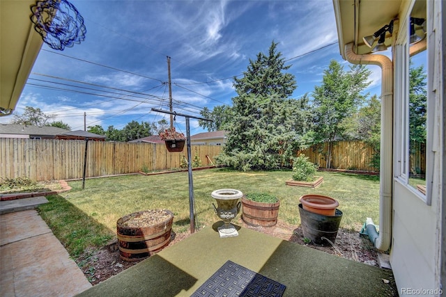 8841 Hunter Way, Westminster, CO 80031 - fenced backyard featuring a patio