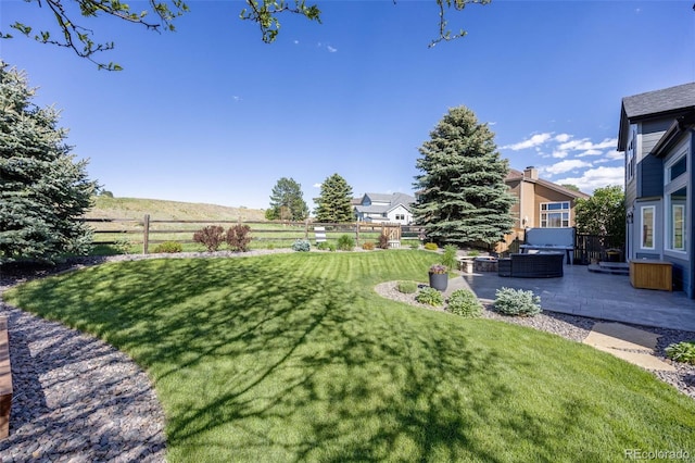 7067 Gray Fox Ct, Highlands Ranch, CO 80130 - view of yard with a patio area and outdoor lounge area