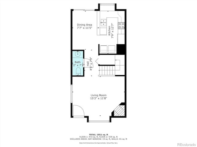 9713 W Chatfield Ave Unit F, Littleton, CO 80128 - floor plan / room layout