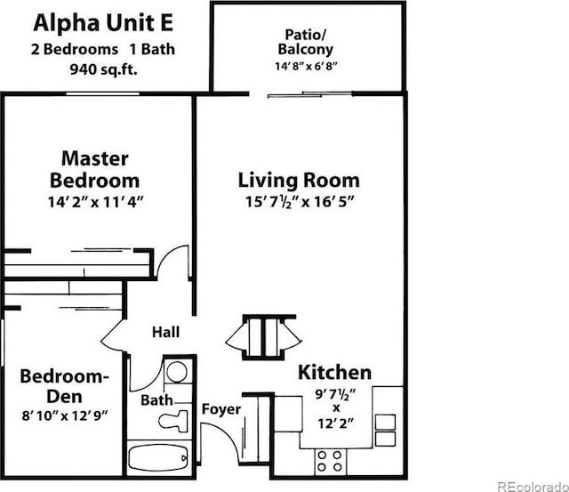 13606 E Bates Ave Unit 102, Aurora, CO 80014 - view of room layout