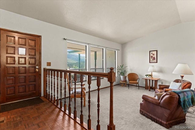 8427 S Custer Ln, Evergreen, CO 80439 - foyer entrance featuring vaulted ceiling