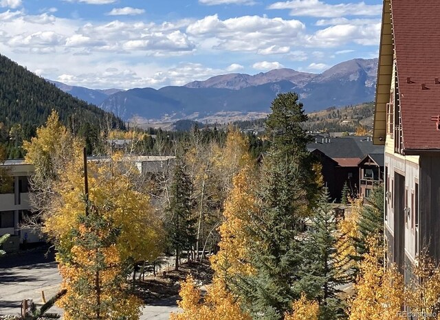 150 Dercum Sq Unit 8501, Keystone, CO 80435 - mountain view featuring a wooded view