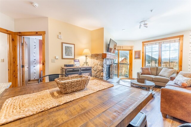 150 Dercum Sq Unit 8501, Keystone, CO 80435 - interior space with wood finished floors