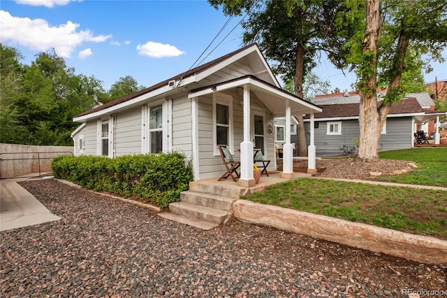 517 Canon Ave, Manitou Springs, CO 80829 - view of front of home with covered porch