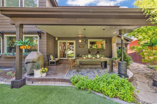 9856 Glenstone Trl, Highlands Ranch, CO 80130 - view of patio / terrace featuring grilling area