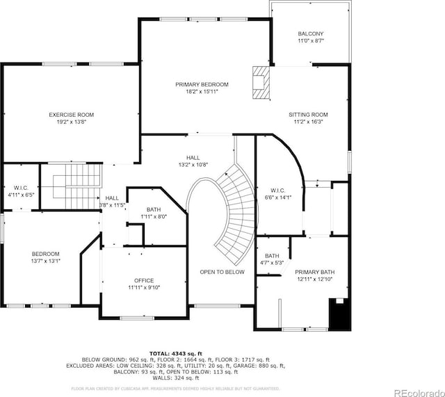 9856 Glenstone Trl, Highlands Ranch, CO 80130 - view of room layout