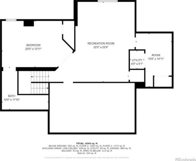 9856 Glenstone Trl, Highlands Ranch, CO 80130 - view of floor plan / room layout