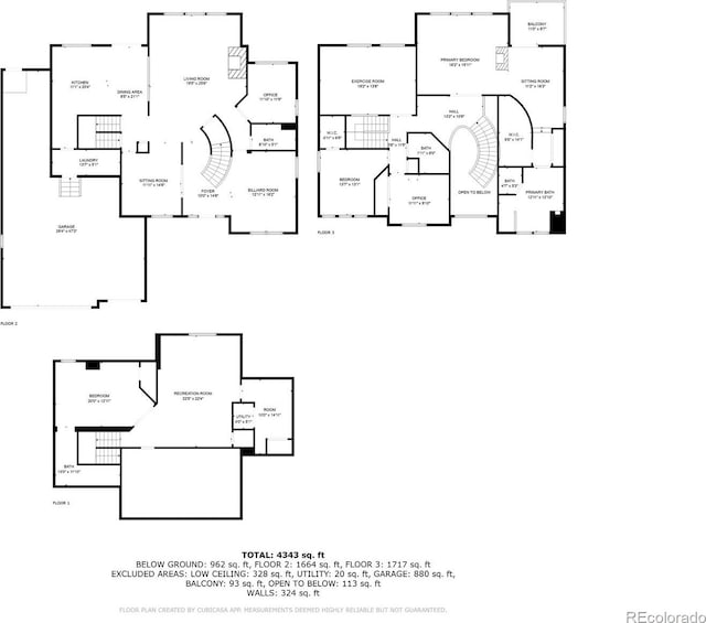 9856 Glenstone Trl, Highlands Ranch, CO 80130 - view of home floor plan
