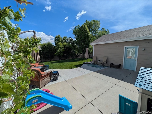 1275 W 50th St, Loveland, CO 80538 - view of patio / terrace