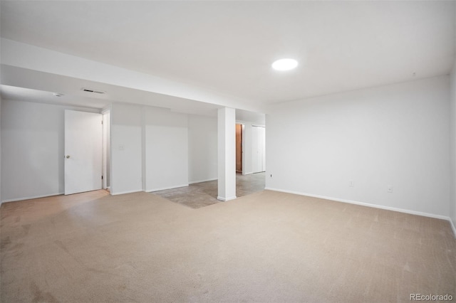 7659 S Holland Way, Littleton, CO 80128 - finished basement featuring light carpet