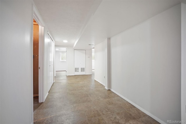 7659 S Holland Way, Littleton, CO 80128 - hall featuring baseboards and recessed lighting