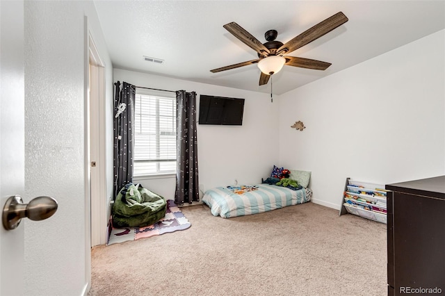 985 S Elk Way, Aurora, CO 80018 - bedroom featuring carpet flooring and a ceiling fan