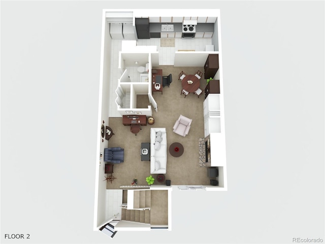 2815 S Locust St Unit F, Denver, CO 80222 - home floor plan