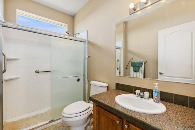 4241 Meadowlark Rd, Fort Lupton, CO 80621 - bathroom featuring a shower stall and vanity