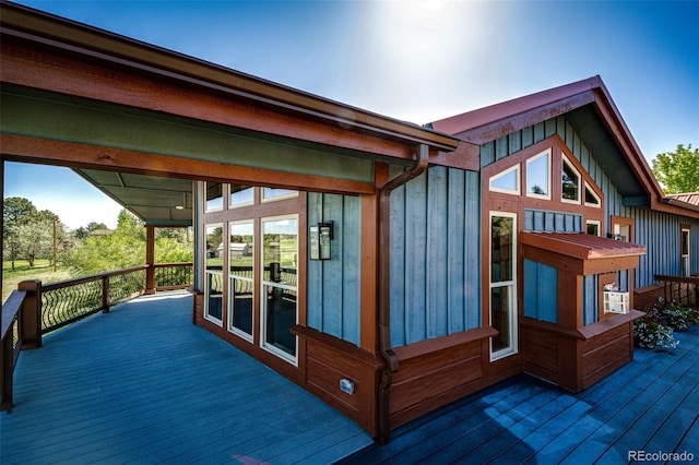 view of deck