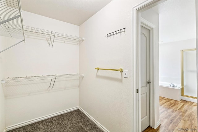 7400 W Grant Ranch Blvd Unit 52, Littleton, CO 80123 - walk in closet featuring light wood-style floors