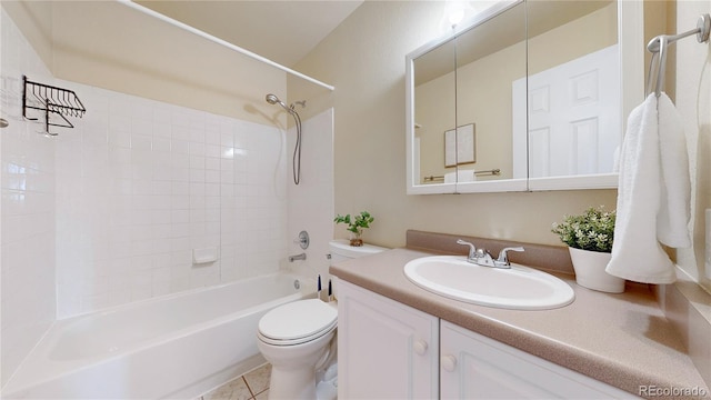 11301 Vernon Way, Parker, CO 80134 - full bath with toilet, vanity, and shower / washtub combination