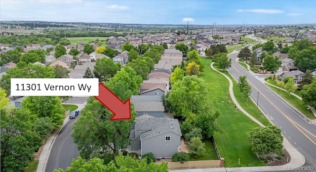 11301 Vernon Way, Parker, CO 80134 - aerial perspective of suburban area