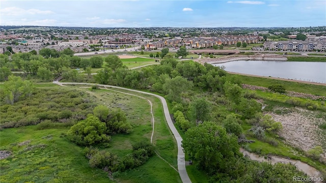 11301 Vernon Way, Parker, CO 80134 - aerial overview of property's location with a large body of water