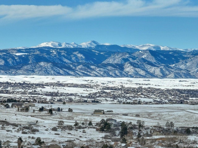 view of mountain feature