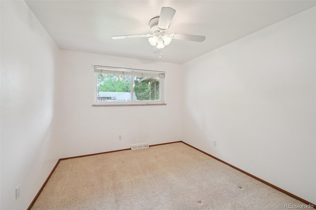 3784 Swadley St, Wheat Ridge, CO 80033 - carpeted empty room with baseboards and a ceiling fan