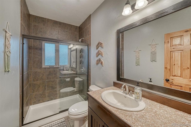 10757 Vista Farms Ct, Salida, CO 81201 - bathroom featuring vanity and a stall shower
