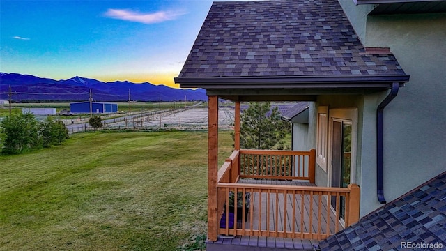 10757 Vista Farms Ct, Salida, CO 81201 - view of yard featuring a mountain view