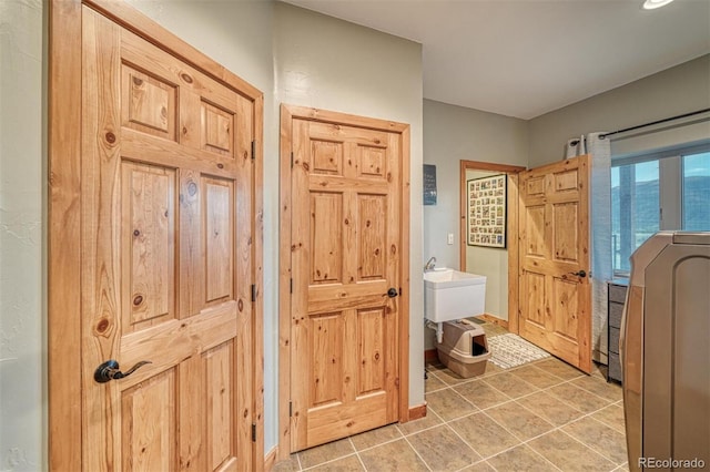 10757 Vista Farms Ct, Salida, CO 81201 - bathroom featuring tile patterned floors and a sink