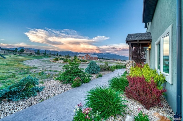 10757 Vista Farms Ct, Salida, CO 81201 - view of yard at dusk