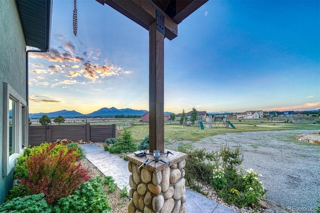 10757 Vista Farms Ct, Salida, CO 81201 - view of yard featuring a mountain view