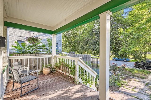 1612 N High St, Denver, CO 80218 - view of wooden deck