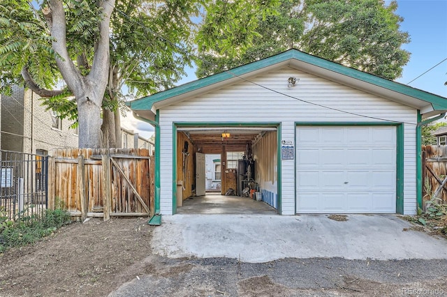1612 N High St, Denver, CO 80218 - detached garage with water heater