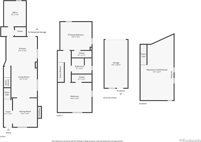 1612 N High St, Denver, CO 80218 - view of home floor plan