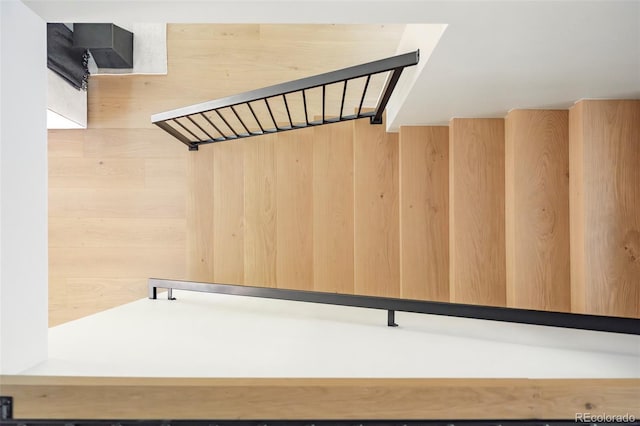1462 S Vine St, Denver, CO 80210 - stairway with wooden walls