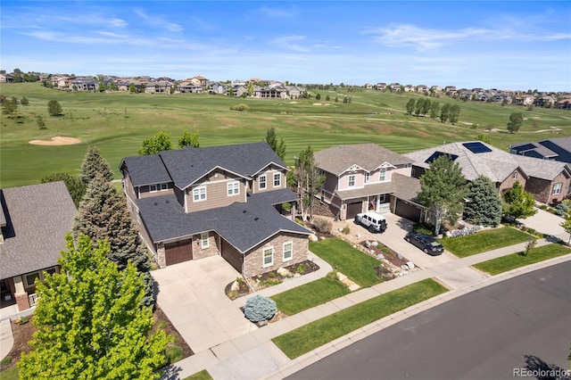 7963 S Valleyhead Way, Aurora, CO 80016 - aerial view of residential area featuring a local golf course
