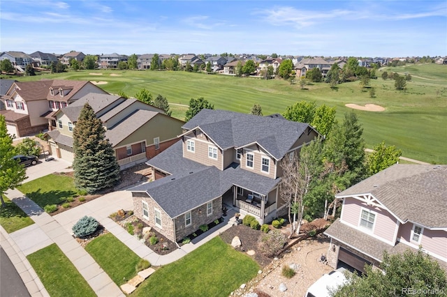 7963 S Valleyhead Way, Aurora, CO 80016 - aerial perspective of suburban area with a golf club