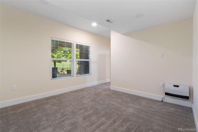 7963 S Valleyhead Way, Aurora, CO 80016 - unfurnished room featuring carpet flooring, baseboards, and recessed lighting