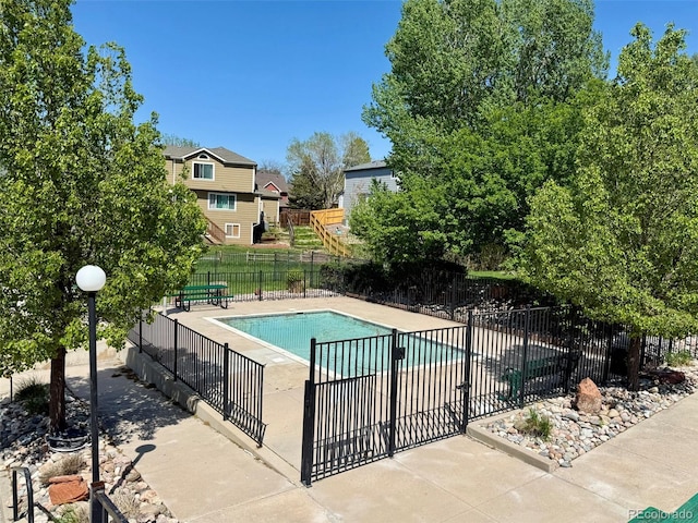20460 Oakbrook Ln, Parker, CO 80138 - community pool with fence and a patio