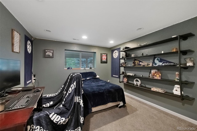 20460 Oakbrook Ln, Parker, CO 80138 - carpeted bedroom featuring recessed lighting and baseboards