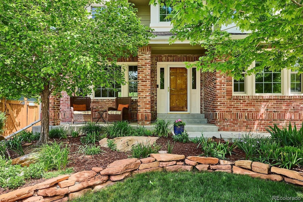 16177 E Prentice Pl, Centennial, CO 80015 - view of exterior entry with brick siding